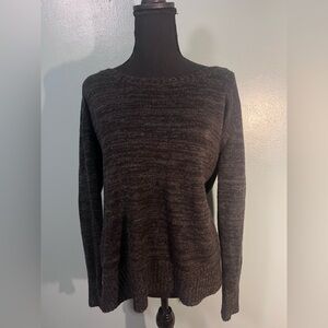 Grey crew neck sweater